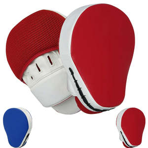 Équipement de boxe Coussinets de mise au point de poinçonnage de sécurité Coussinets de mise au point de protection en cuir véritable PU personnalisés en gros - Product Image 3