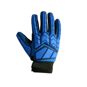 Gants de protection de travail de construction anti-impact de la meilleure qualité fabriqués en usine Gants en cuir résistants aux chocs - Product Image 2