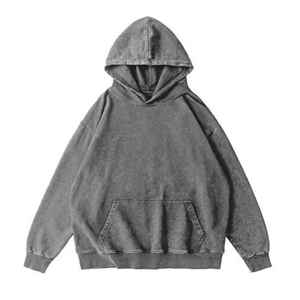 Sudadera para Hombre, 430 GSM, 100% Algodón, Logotipo Personalizado, Felpa Gruesa, Sudadera con Capucha para Invierno, Hombros Caídos, Corte Regular - Product Image 2