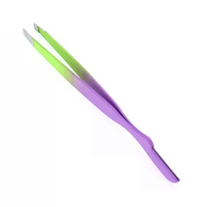 Pinces à épiler pour sourcils très vendues, 3,54 pouces, en acier métallique, pinces à épiler pour le façonnage des sourcils, outils de manucure pour le soin des sourcils - Product Image 1