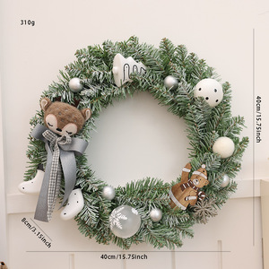 Guirnalda Navideña Más Vendida con Piñas Artificiales Simuladas y Agujas de <span class=keywords><strong>Pino</strong></span> de 35/40 cm <span class=keywords><strong>para</strong></span> Decoración de Puertas - Product Image 5