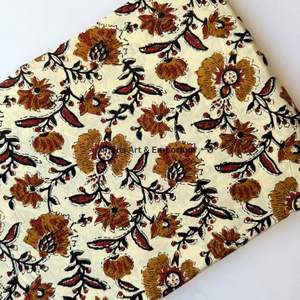 Block Print Cotton Cambric 60X60 Running Fabric Traditional Jaipuri Print Cotton Fabric - Product Image 6