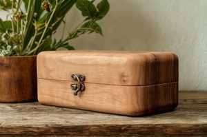 Boîte de rangement de montres en bois massif de luxe, écologique, avec couvercle en verre, organisateur de montres personnalisé pour hommes, pour salon, chambre à coucher, pas cher - Product Image 4