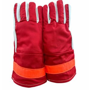 Gants de soudage en cuir de vachette, antistatiques, durables, respirants, épaisseur 5mil/8mil pour la résistance à la chaleur au travail - Product Image 1