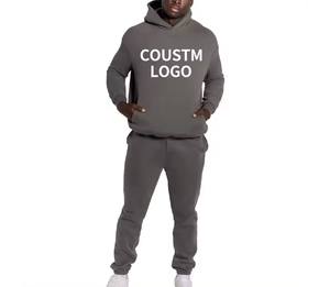 Sweat à capuche imprimé 100% coton personnalisé 2026 pour hommes Vêtement d'hiver de haute qualité avec logo personnalisé - Product Image 3
