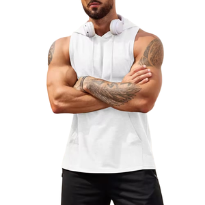 Basics Cotton Blended Products Comfortable Lightweight Plain Dyed Solid Color Easy To Wear High Quality <b>Gym</b> <b>Hoodie</b> <b>For</b> Men's - Product Image 3