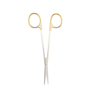 Professionnel 150mm 5.5 pouces ciseaux médicaux Super coupe chirurgicale droite demi or motif bricolage qualité industrielle netteté OEM - Product Image 6