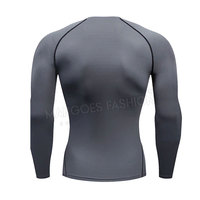 Camiseta de Manga Larga para Hombre, Precio de Fábrica, Duradera, Ligera, de Secado Rápido, Transpirable, Ecológica, Antibacteriana, Venta al Por Mayor