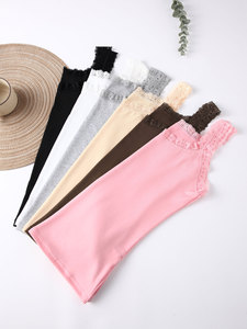 Venta al por mayor de camisetas sin mangas de las mujeres personalizadas de algodón Casual Tops de verano para damas OEM/ODM Fábrica de tallas grandes disponibles - Product Image 5