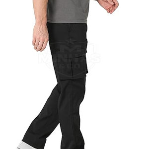 กางเกงคาร์โก้แฟชั่นผู้ชายทรงสลิมฟิตกางเกงคาร์โก้ใส่สบายสำหรับผู้ชาย - Product Image 3