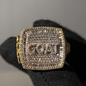 18k Solid Gold Rose Gold Princess Cut VVS Moissanite Diamond <b>Ring</b> High Quality Fine Jewelry Wedding Party <b>Ring</b> Women's - Product Image 1
