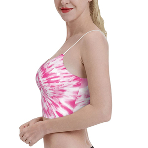 Service OEM Haut de yoga sans manches amincissant pour femmes Nouveau style Soutien-gorge de sport fitness respirant à bande mince pour printemps été sans couture - Product Image 6