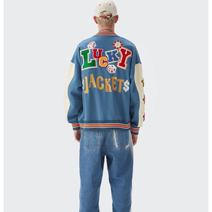 Abrigo de uniforme de béisbol de cuero PU de alta calidad para hombre, recién llegado, ropa de calle con capucha de gran tamaño, chaqueta de lona, soporte para temporada de invierno - Product Image 6