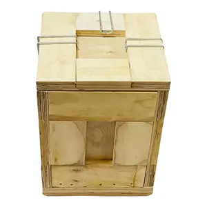 New Design Storage And Export Fumigated Nature Plywood Packing Box Wooden Crate Dog Crate Wood Crate Oem Dimension Bulk Purchase