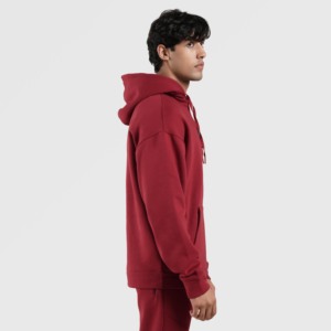 Sudadera con Capucha Gladiator Premium en Color Granate, 100% Algodón French Terry, Tallas de la XXS a la 6XL, Ligera, para Gimnasio y Entrenamiento, con Estampado - Product Image 4
