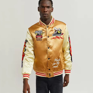 Vestes personnalisées avec le nom de l'équipe Personnaliser les patchs Letterman Veste brodée de travail Pro Standard Logo personnalisé Varsity Jacket TITLISTS - Product Image 1