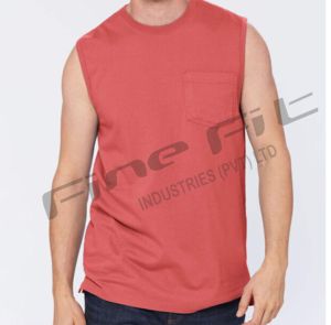 Gilet d'entraînement en tricot de bambou avec logo personnalisé pour hommes débardeur de fitness écologique noir vêtements de sport décontractés de grande taille pour l'entraînement en salle de sport - Product Image 5