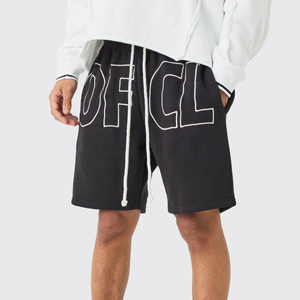 Customized Plus Size Mens Sweat <b>Short</b> <b>Fleece</b> <b>Shorts</b> With Drawstring Custom Logo High Quality Baggy <b>Shorts</b> For Men - Product Image 1