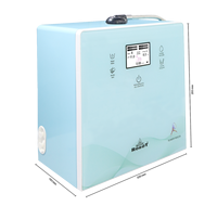 Purificateur d'eau alcaline ionisée de grande taille en titane plaqué platine IonPrince 59 ROBOT 5 Électrolyse Eau alcaline domestique