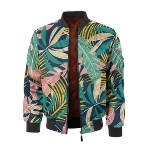 New Arrival Wholesale Custom Fashion Men's Zipper up Casual <b>Light</b> Weight Flight Bomber <b>Jackets</b> - Product Image 1