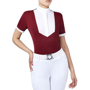 Service OEM Meilleures ventes Chemises d'équitation pour femmes Nouveau design Marque privée Imperméable Respirant Polyester En stock - Product Image 1