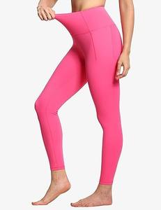 Women's 100% Cotton High Waist Yoga Pants Breathable Knitted Casual <b>Leggings</b> for Sports Gym Running <b>Patterned</b> - Product Image 6