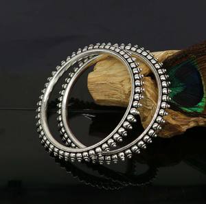 Brazalete de aspecto plateado de latón puro para fiesta, pulsera oxidada de tamaño libre que se puede abrir, producto a granel hecho a mano ajustable - Product Image 3