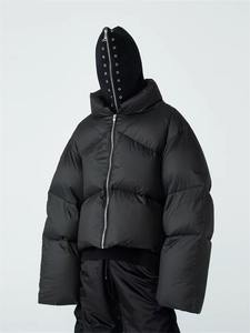 Veste matelassée pour homme de haute qualité, chaude, hiver, grande taille, fermeture éclair intégrale, veste gonflée en duvet, logo personnalisé pour l'extérieur - Product Image 2