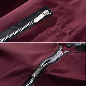 Chaqueta Bomber Varsity de cuero de lana Vintage con estilo de béisbol estampado personalizado para hombres - Product Image 4