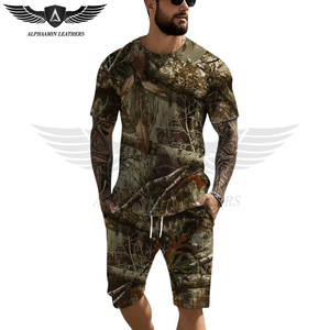 Trendy Realtree Camo Short Sets Breathable Stylish Outdoor & Urban Fashion OEM / ODM Custom Logo Realtree Camo Short Sets - Product Image 2
