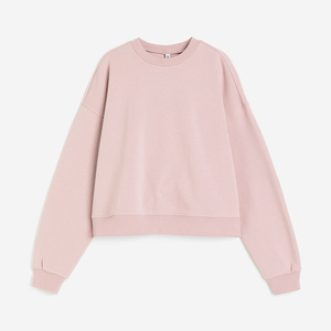 Personnalisé 500gsm 100% Coton Polaire Pull À Manches Longues Ras Du Cou Femmes Sweat-shirt avec Badge Décoration Chaleur Sensation Pour L'hiver - Product Image 1