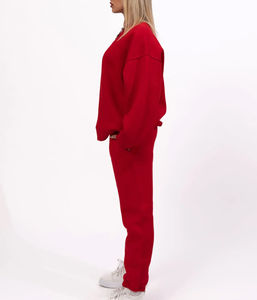 Conjunto Deportivo de Invierno de Primera Calidad para Mujer, Talla Grande, 100% Algodón, Transpirable, de Secado Rápido, con Logotipo Personalizado - Product Image 3