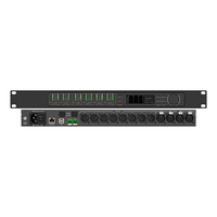 Processeur audio numérique LS3 96k avec boîtier métallique et connectivité XLR, 2 entrées/6 sorties et 4 entrées/8 sorties, SNR 110 dB, garantie 3 ans
