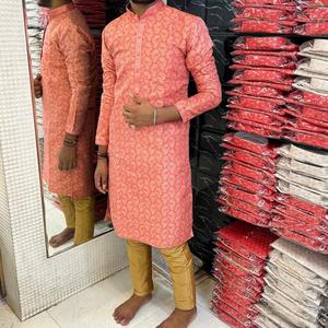 Jacquard Party Wear Multi Color Available Best <b>Kurta</b> Pajama 36 to 46 Size Available - Product Image 3