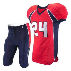 Vente en gros Uniforme de football américain Meilleure qualité 100% polyester à manches courtes Vêtements de sport fabriqués au Pakistan - Product Image 3