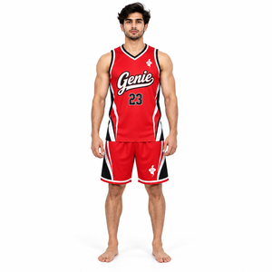 Uniforme de basketball haut de gamme conçu avec un tissu respirant, confort léger et mobilité flexible pour les matchs de compétition - Product Image 1
