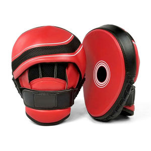MMA Maui Thai Mitts Almohadillas de boxeo Logotipo personalizado Perforación MMA Gear Focus Pads Almohadilla de patada de cuero original - Product Image 3