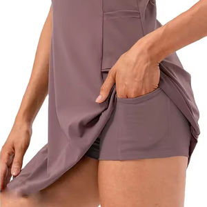 Ventes en gros de nouveaux ensembles d'uniformes de tennis pour femmes, design tendance, saison club, haut de gamme, ensembles d'uniformes d'entraînement de tennis de haute qualité à vendre - Product Image 2