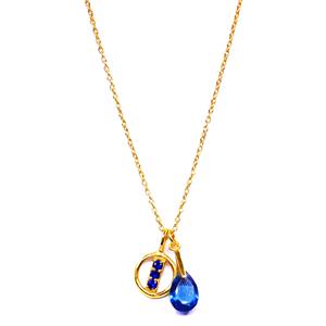 Latest Ladies Wear Long <b>Chain</b> Necklace 925 Sterling <b>Silver</b> Gold Plated Kyanite Gemstones Classic Style Everyday Wear - Product Image 2