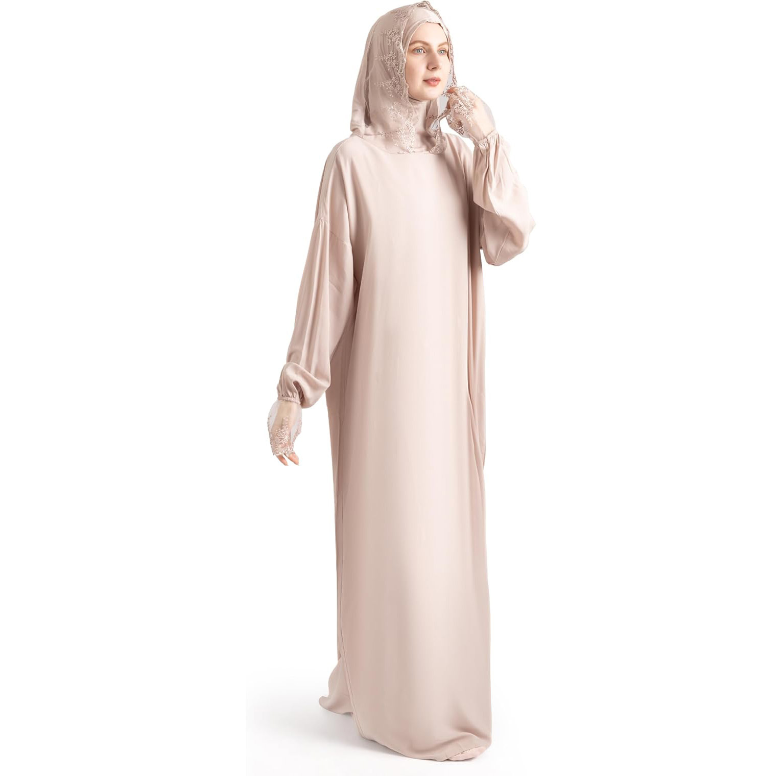 Women's Dresses Summer Islamic Clothing front split Abaya With Cuffs and New Abaya Women Muslim Dress for the Outing Burqa