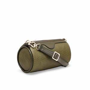 Verde Vintage Casual P55582 mujer PU poliéster forro cremallera cierre bolso de mano de moda bandolera portátil - Product Image 2