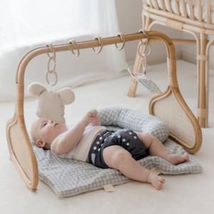 Tapis d'éveil en rotin de haute qualité pour bébé, aires de jeux pour enfants, meilleur prix, accessoires pour crèche - Product Image 2