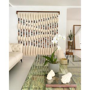 Décoration murale en macramé CARMBANO, style mexicain, art Zacaton, art Lomas, qualité supérieure - Product Image 3