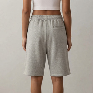 Shorts de basket-ball pour femmes, style décontracté été, sur mesure, entrejambe 5 pouces, 100% coton respirant, coupe hip hop, confortables. - Product Image 2