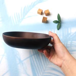 Vente en gros de table à manger bol à fruits décoratif couleur chocolat bol de forme ovale pour salade, fruits, collation, aliments frits, etc. - Product Image 6