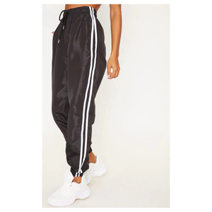 กางเกงวิ่งลายทางสำหรับผู้หญิง,กางเกงวิ่งลายแถบความต้องการของลูกค้าดีไซน์ใหม่ล่าสุดชุดกีฬาลำลอง - Product Image 1