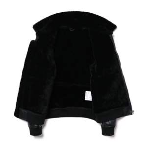 Chaqueta de moda de cuero de alta calidad, de cuero Pu chaqueta de moto, chaquetas de motorista de cuero de estilo más Popular - Product Image 6