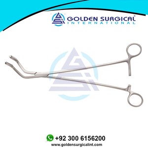 คีมหนีบลำไส้ทางการแพทย์ โค้งซ้าย 1x2 เดบาเกย์ ปากคีมแบบไม่ทำลายเนื้อเยื่อ ขนาด 50 มม. ความยาวรวม 300 มม. - Product Image 2