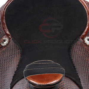 Vente en gros Meilleure Vente Selle en Cuir Western Pour Selle de Course de Chevaux Service OEM Selles de Cheval Légères Fabriquées au Pakistan - Product Image 5