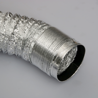Conduit d'évacuation flexible en aluminium pour cuisine, boulangerie, restaurant et ventilation commerciale